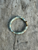 Petra Bracelet - Blue Argentinian Calcite / Amazonite