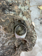 Turret Signet Ring - Ruby