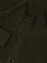 CLAUDIO COTTON-CASHMERE KNIT - SEAWOOD