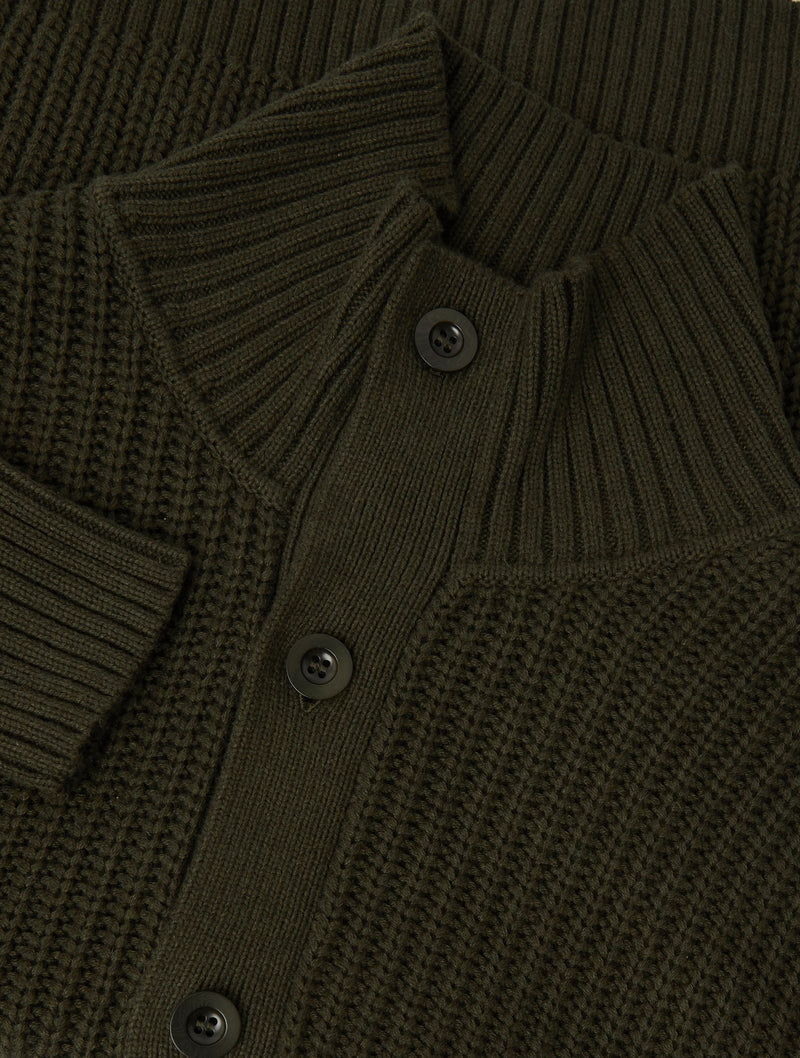 CLAUDIO COTTON-CASHMERE KNIT - SEAWOOD