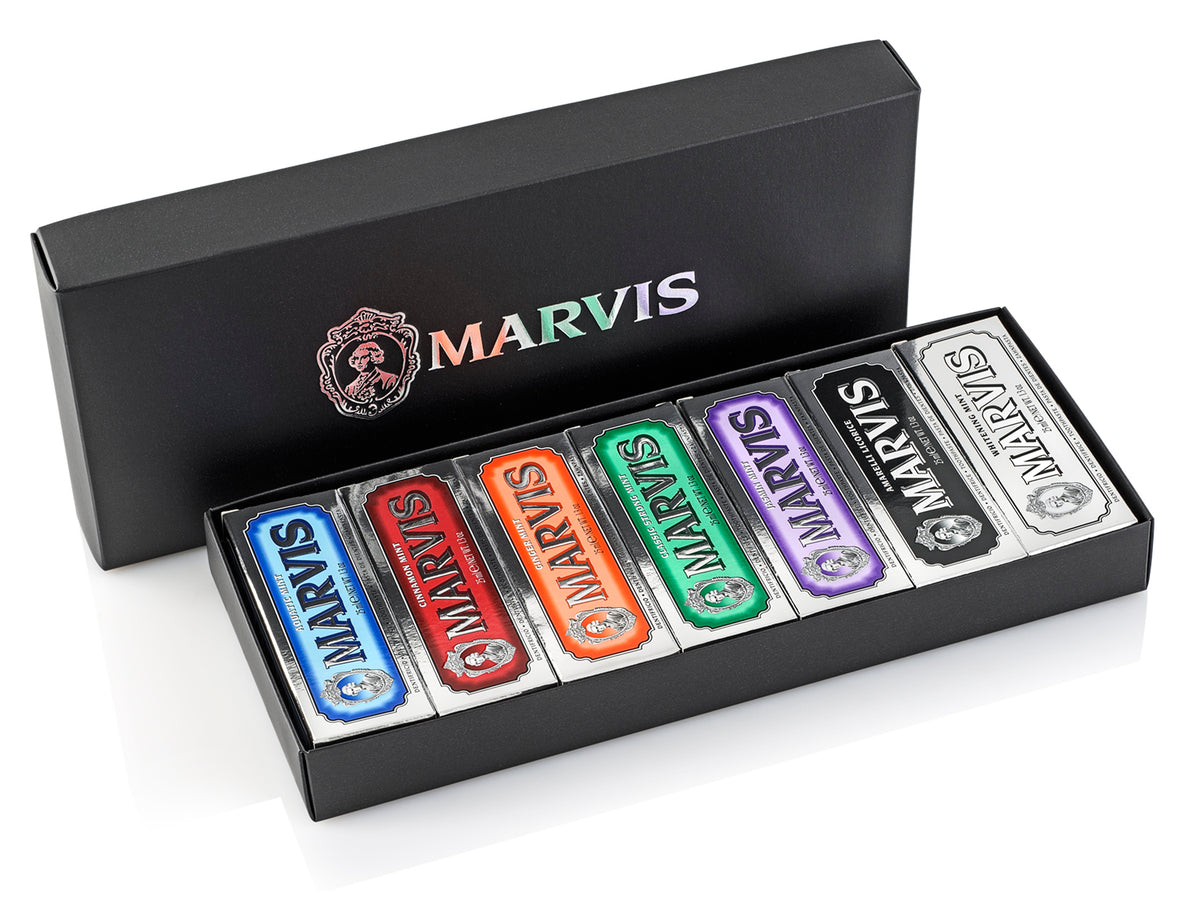 MARVIS 7 FLAVOURS BLACK GIFT BOX (25ML)