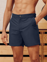 RIO TAILORED SWIM SHORTS - MIDNIGHT BLUE