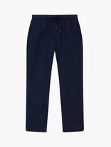 OSCAR LINEN TROUSERS - NAVY BLUE