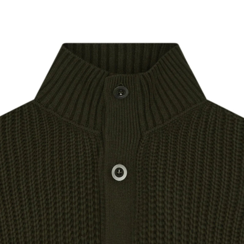 CLAUDIO COTTON-CASHMERE KNIT - SEAWOOD