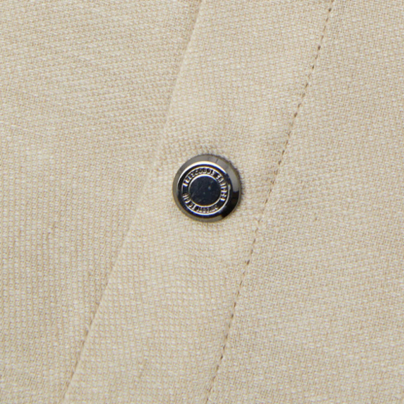 DIEGO LINEN COACH JACKET - SAND