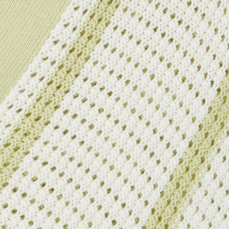FABRICIO CROCHET CARDIGAN - PISTACHIO