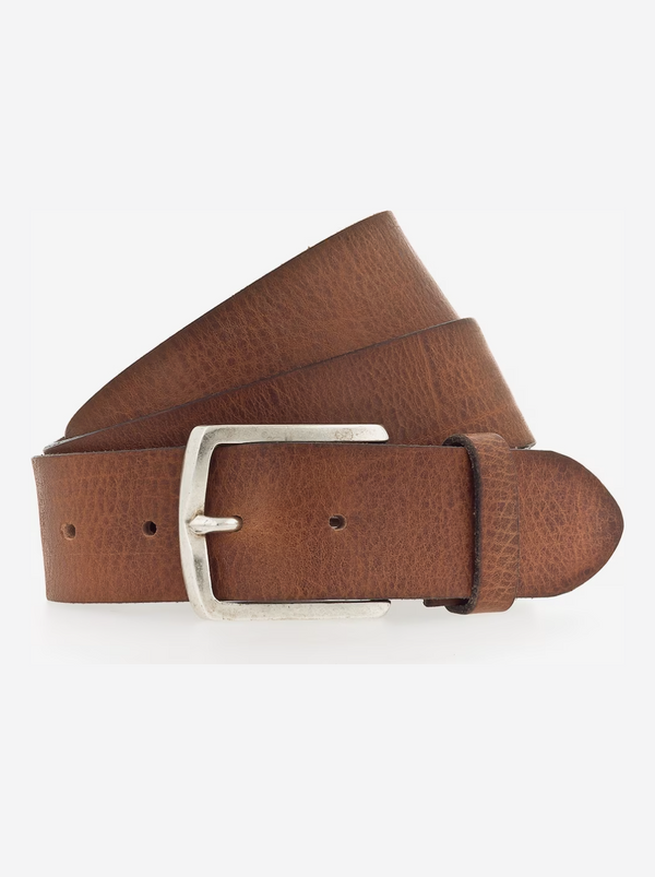 Zac Belt - Tan & Silver