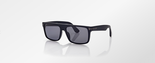 Polarized Philippe Sunglasses - Black