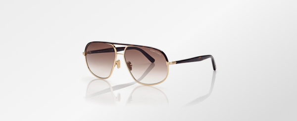 Maxwell Sunglasses - Gold/Brown