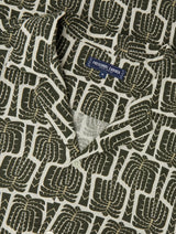 ROBERTO LINEN SHIRT - DARK OLIVE