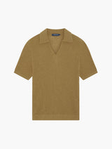 JOAQUIM KNIT POLO - DRIED MOSS