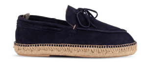 Suede Loafer Lace - Deep Blue