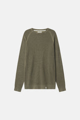 Roundneck Cable Knit - Olive