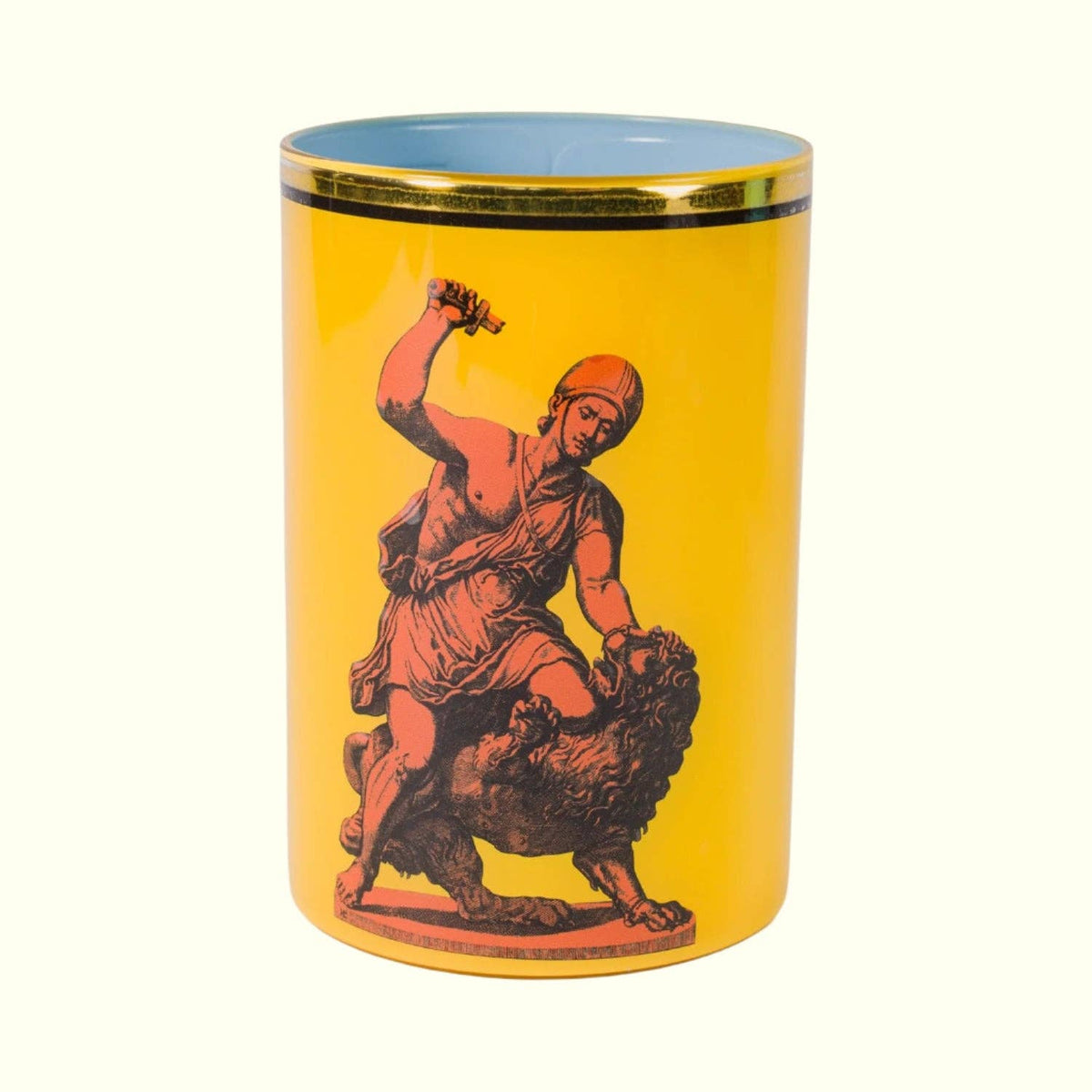 Roman Soldier & Lion Pot