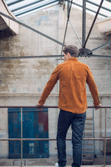 Recycled Corduroy Overshirt - Caramel