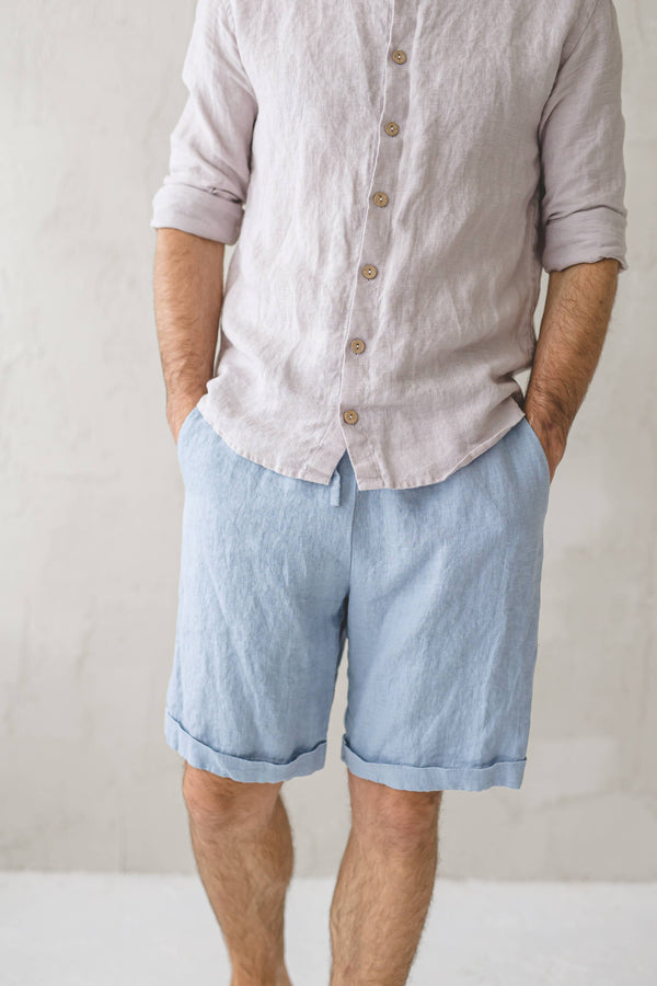 Linen Shorts - Natural