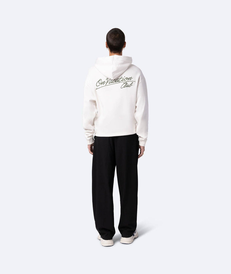 Logo Zip Hoodie - Off White