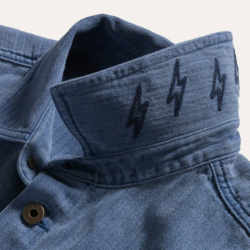 The Barn Jacket - Indigo Herringbone