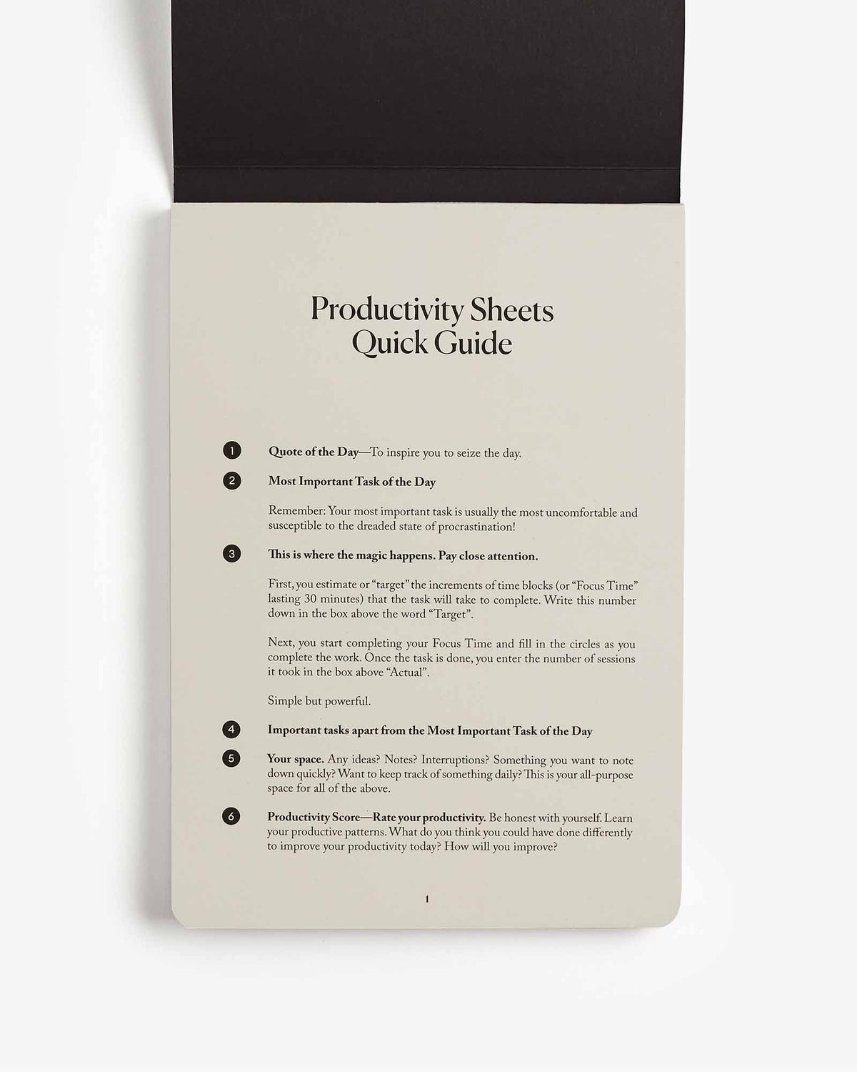 Daily Priorities Tear-off  Planner