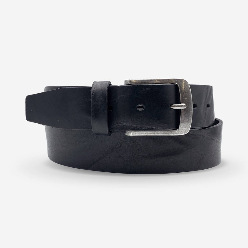 MEN'S LEATHER BELT - NOIR