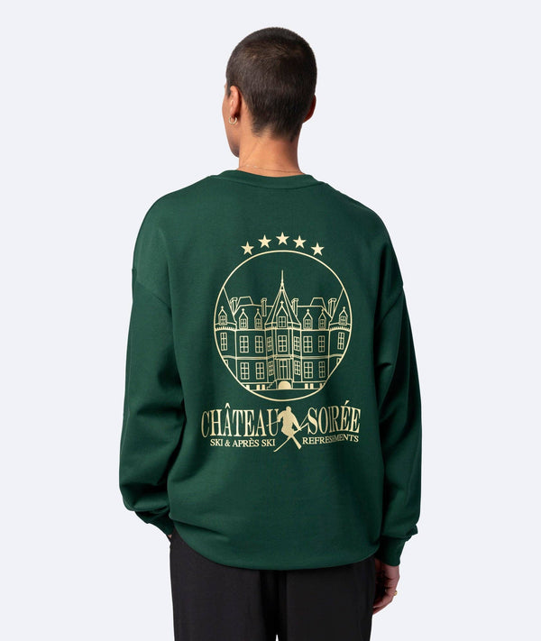 Chateau Soirée Sweater - Bottle Green