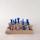 Chess set - Neon Blue