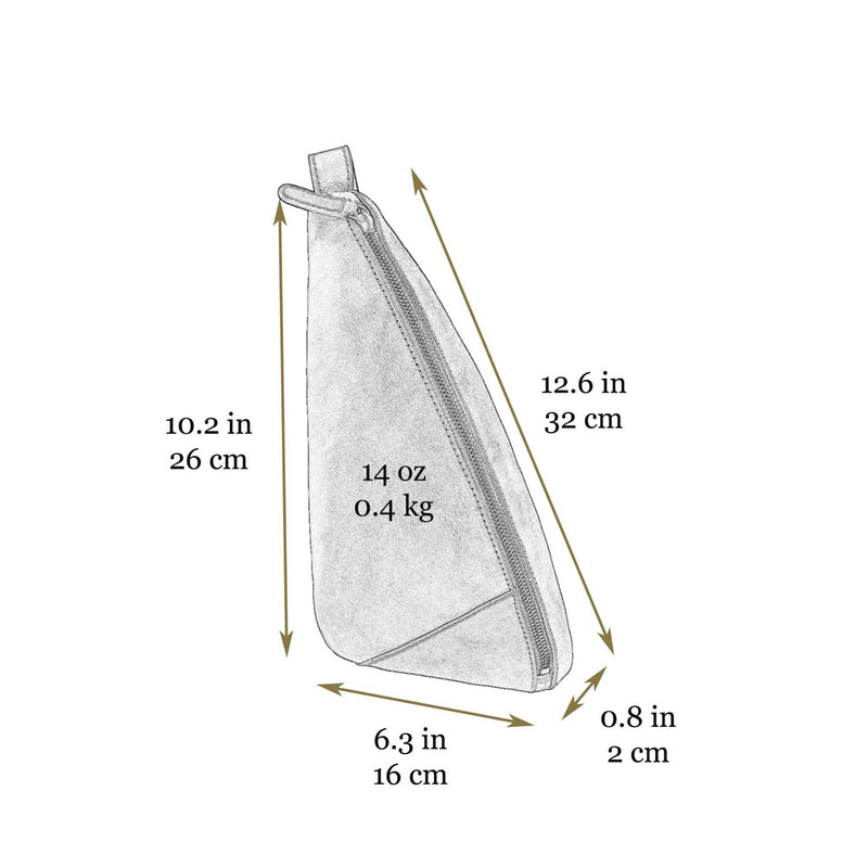 Leather Cross-body bag - Saddle Tan