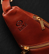 Leather Cross-body bag - Saddle Tan