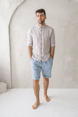 Linen Shorts - Natural