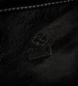 Leather Crossbody Bag - Mahogany