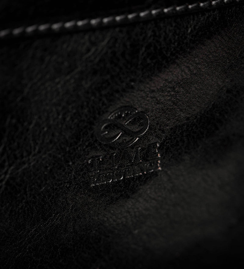 Leather Crossbody Bag - Mahogany