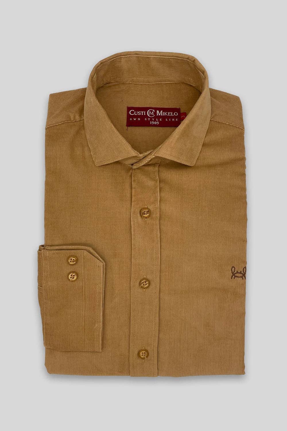 Microcord shirt - Camel