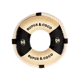 Seaforth Life Saver Dog Toy - Black/Ecru