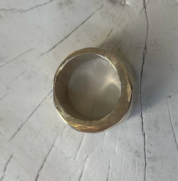 EDGE RING - SOLID BRONZE