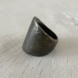 WARRIOR RING - OXIDISED SOLID BRONZE