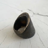 WARRIOR RING - OXIDISED SOLID BRONZE