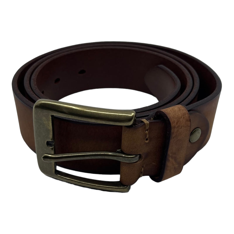 Leather belt - Saddle tan