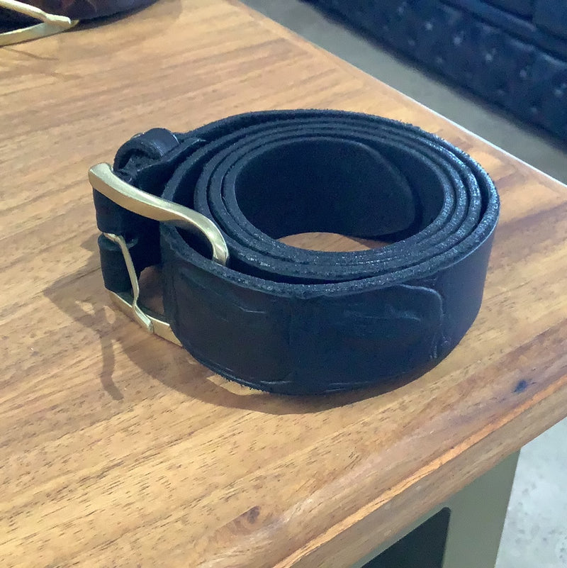 Serge Belt - Black & Gold