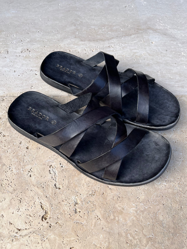 STREET Sandals - Washed Black