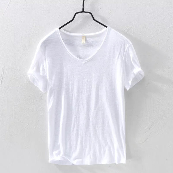 Dickie Mañana V- Neck Tee - White