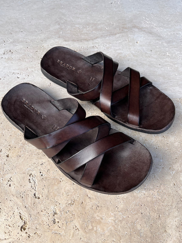 STREET Sandals - Dark brown