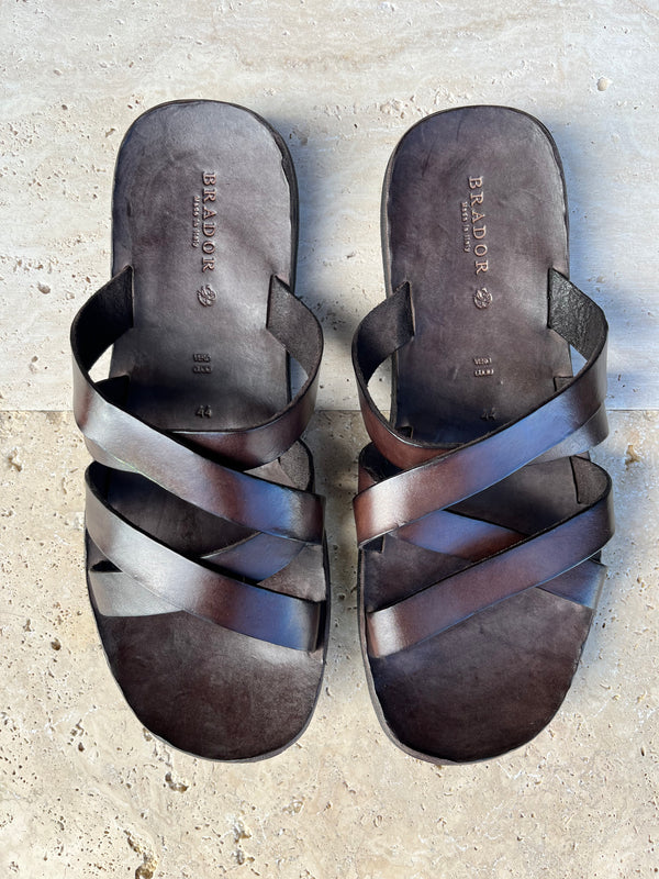 STREET Sandals - Dark brown